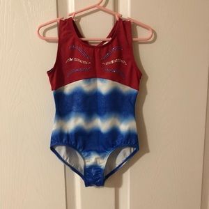 Red white blue swimsuit